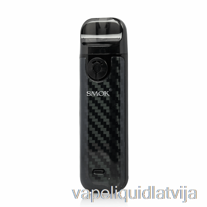 Smok Novo 4 25w Pod Komplekts Melns Oglekļa šķiedras Vape šķidrums